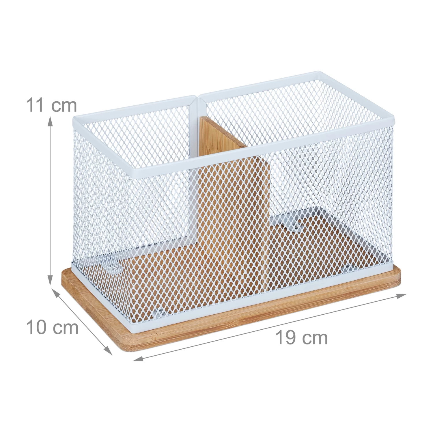Stiftehalter In Natur/ Weiß – Bild 4