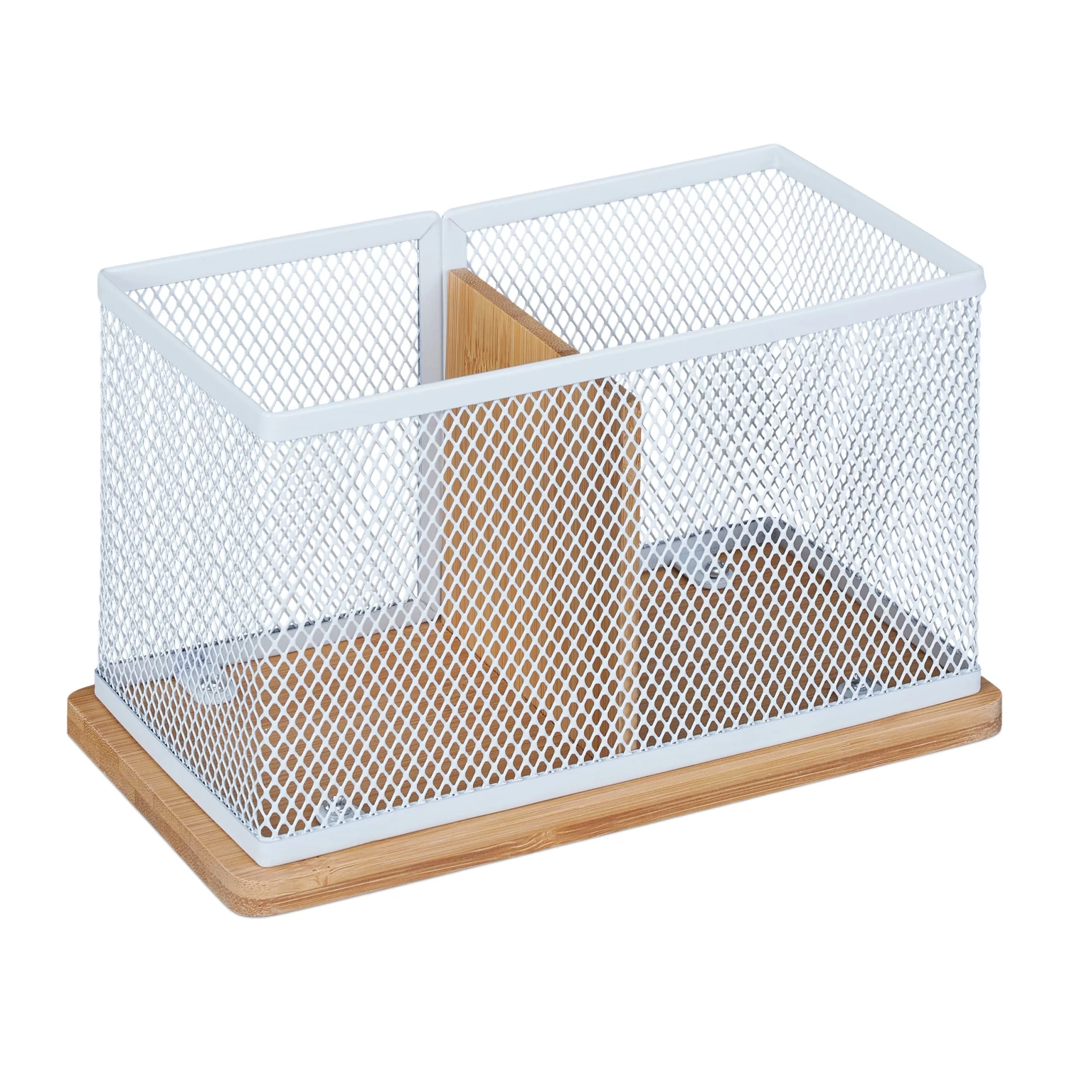 Stiftehalter In Natur/ Weiß