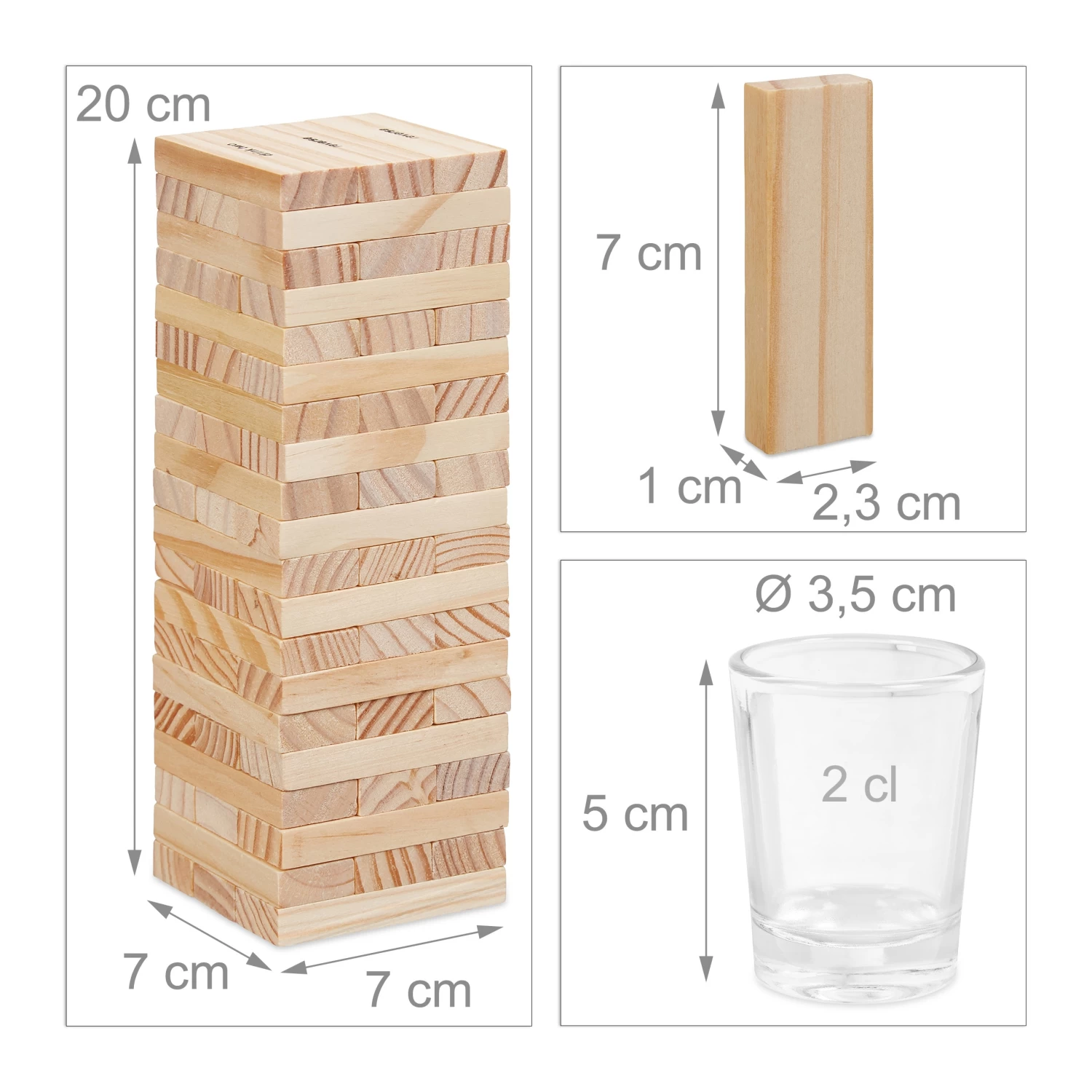 Wackelturm Trinkspiel Drunken Tower In Natur – Bild 4